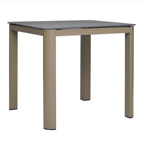 Стол обеденный leif, 80х80 см, серо-бежевый