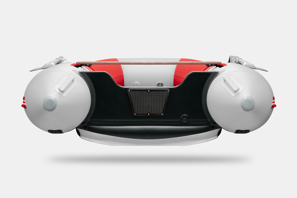 Надувная лодка GLADIATOR E330S красно-белый