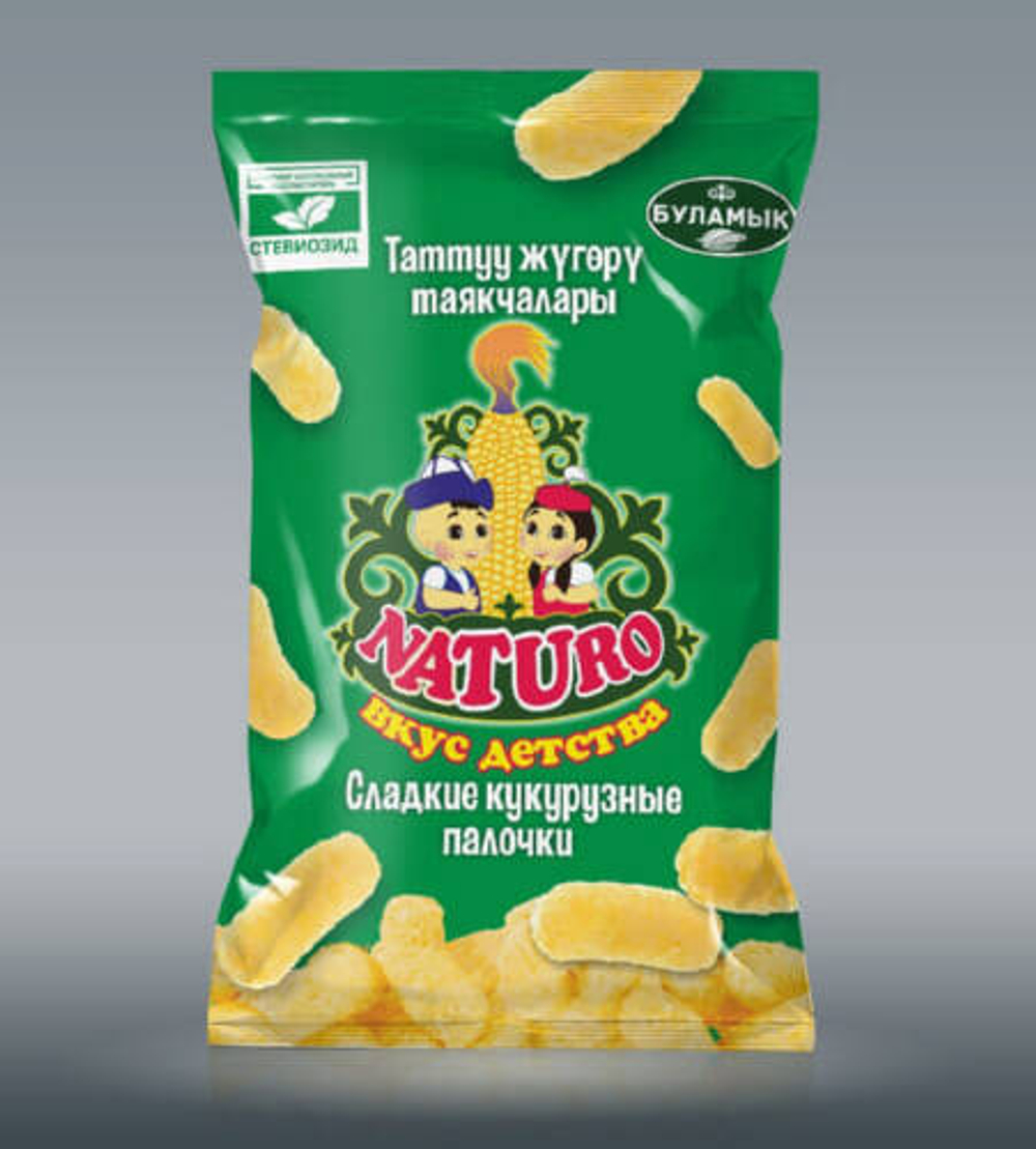 Кукурузные палочки NATURO 150 г.