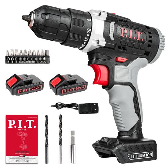Аккумуляторный шуруповерт "PIT" PSR18-D5
