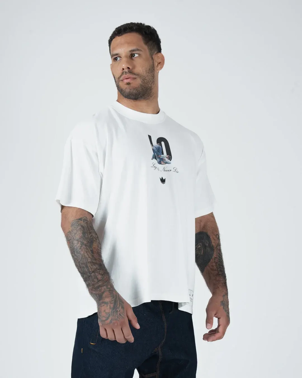 Футболка KINGZ Leandro Lo Tee белая