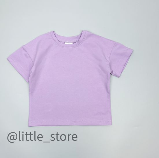 Футболка хлопковая "Bright" Лаванда