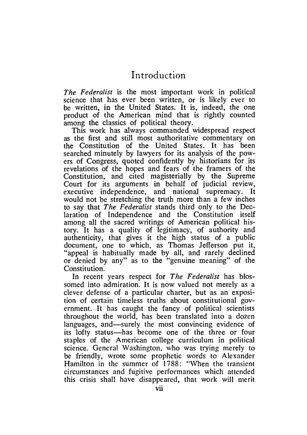 The Federalist Papers | Hamilton Alexander; Madison James; John Jay