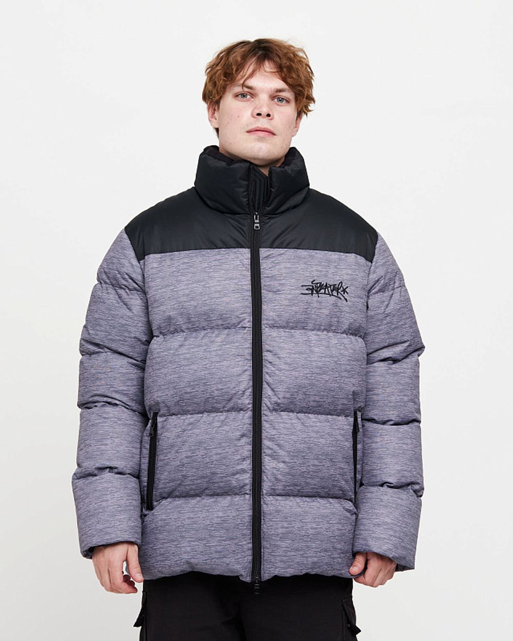 Пуховик Anteater AW24 Downjacket Stroke серый