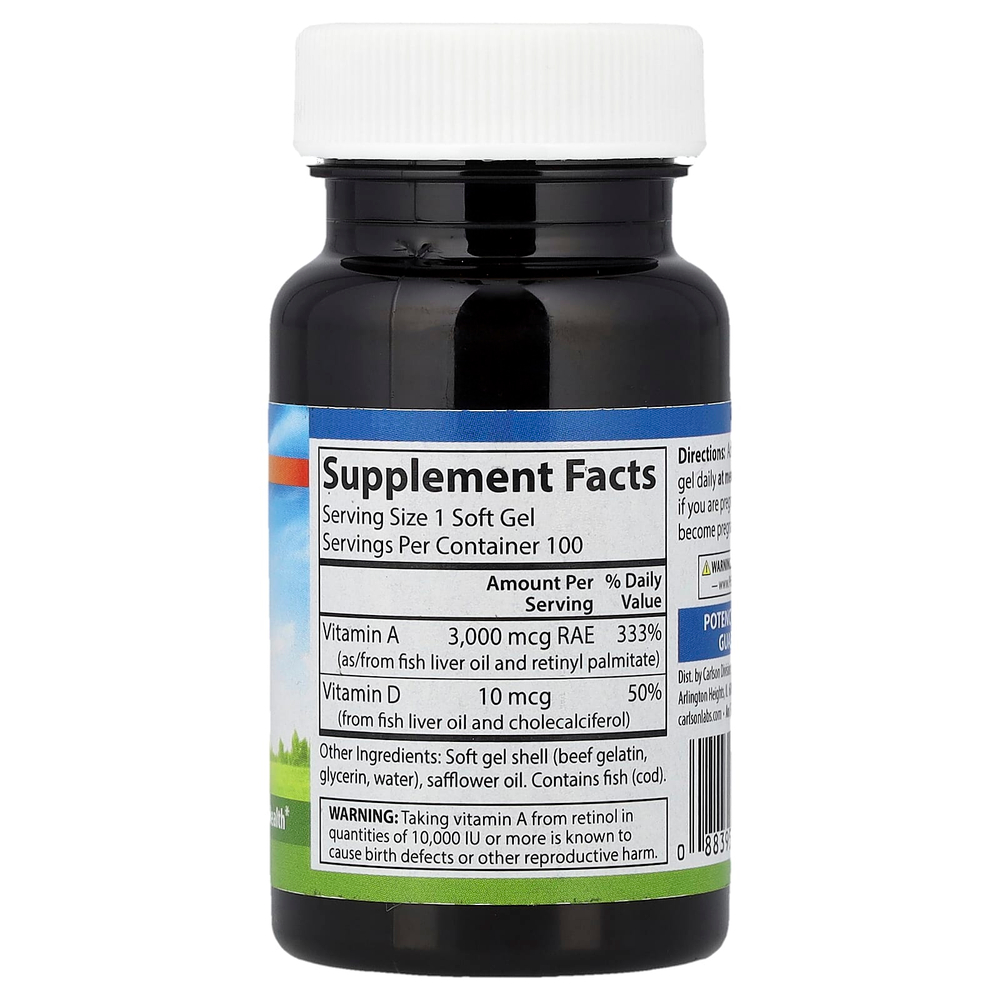 Carlson, A&D, 100 мягких таблеток