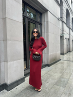 Платье ZEENA, тёмно-бордовый