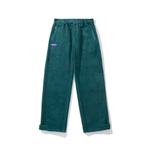 Брюки вельветовые изумрудного цвета