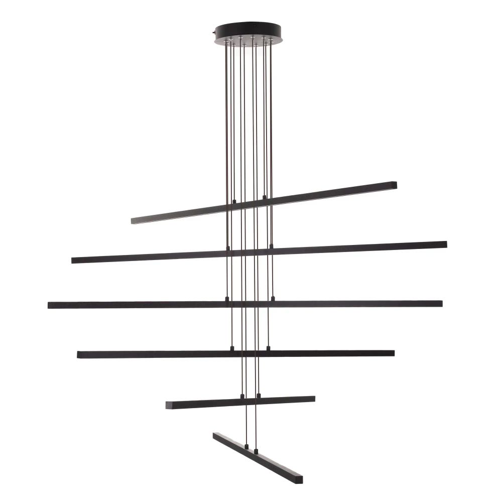 Citilux Стиг CL203261 LED Люстра подвесная с пультом Чёрная