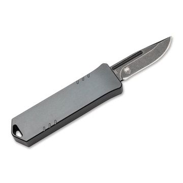Boker BK06EX276 USB OTF Gray&Green - нож автомат., рук-ть серый алюм., клинок D2