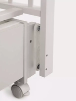 Кроватка детская Rant Bergen Plus Crystal Beige универсальный маятник, автостенка, ящик, колеса