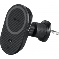 Автомобильный держатель Pitaka MagEZ Car Mount Pro 2 Qi2, Чёрный (CM2402N)