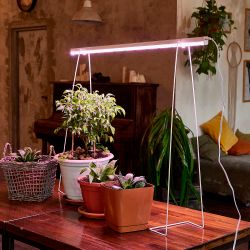 ULI-P33-24W-SPLX IP40 WHITE Светильник для растений светодиодный линейный. 872мм. выкл. на корпусе. Алюминий. Спектр с дальним красным для фотосинтеза. TM Uniel