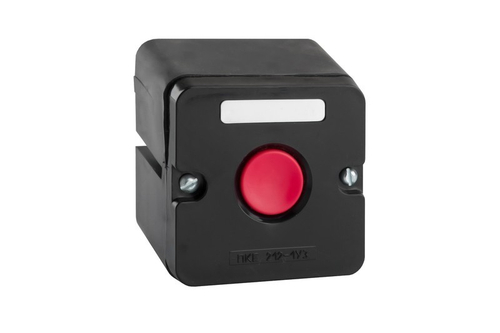 Пост кнопочный 1черн ПКЕ 222/1 ч