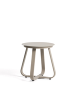 Уличный столик Tamaris из алюминия цвета таупе Ø48 см