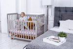 Кровать детская Sweet Baby Palladio New Белый/Белый с маятником