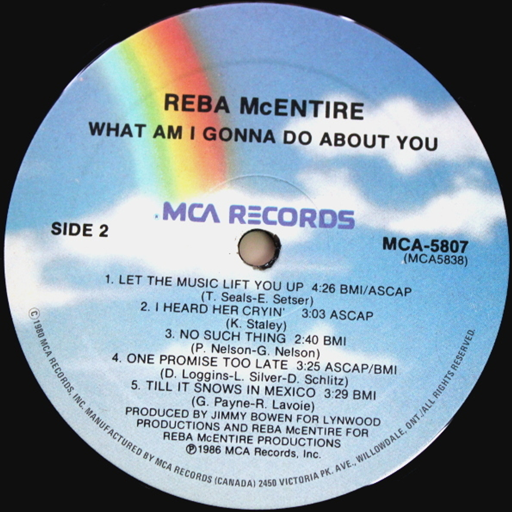 Reba McEntire / What Am I Gonna Do About You (LP)
