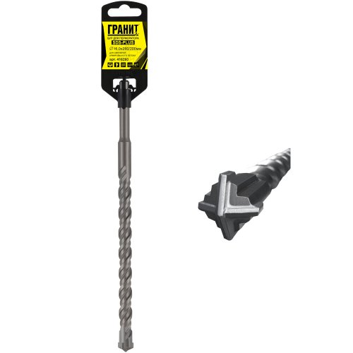 Бур ГРАНИТ SDS+ Quadro-X 16,0*260
