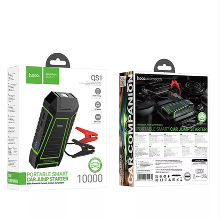 Пуско-зарядное устройство для авто HOCO QS1 10000 mAh (черный)