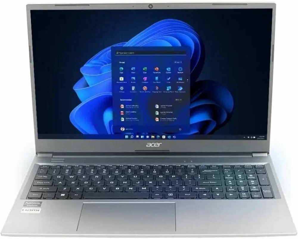 Ноутбук  Acer Aspire Lite AL15-41P-R7KS 15.6 ", Ryzen 7, 16 Гб RAM, 1 Тб SSD, Radeon Graphics, Серебристый