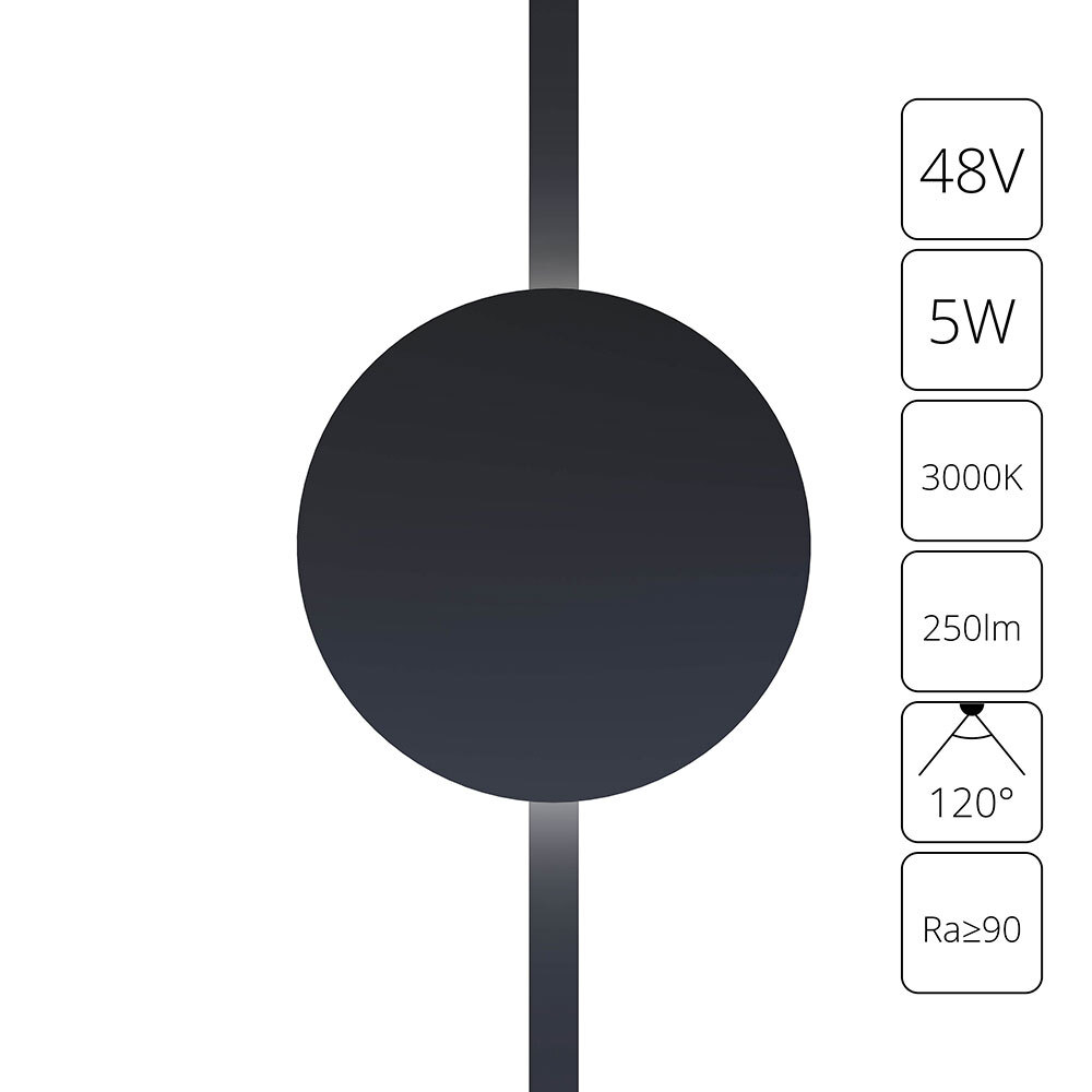 Магнитный трековый светильник Arte Lamp RAPID A1163PL-1BK