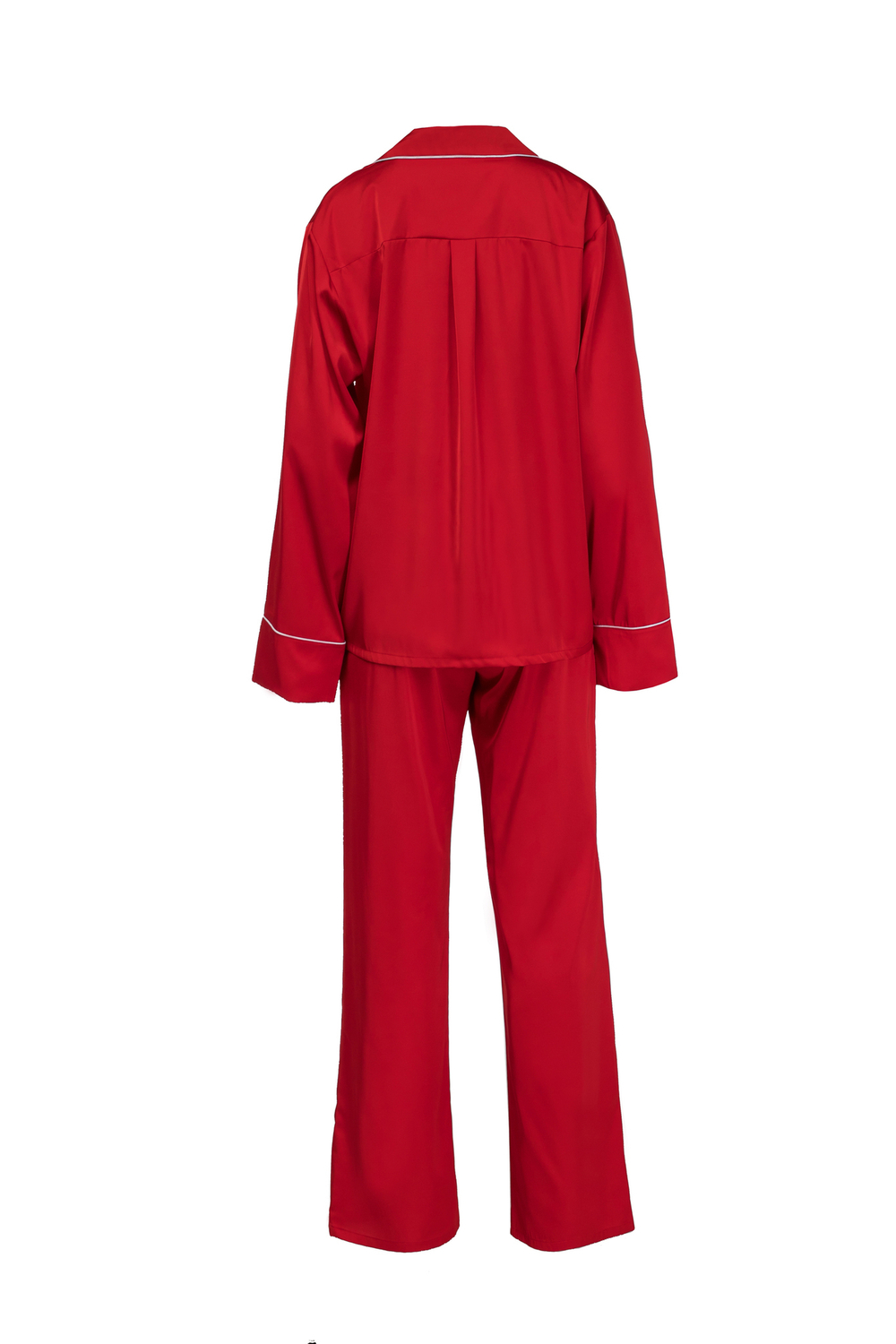 Пижама женская с брюками с контрастным кантом