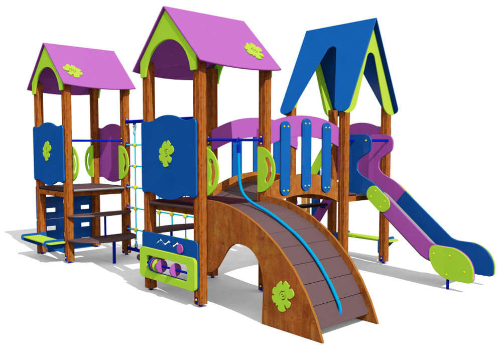 Игровой комплекс 070277.21 для детей 4-6 лет для уличной площадки