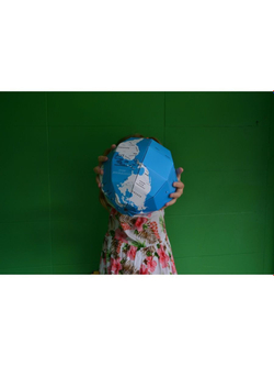 Бумажный конструктор 3D пазл глобус раскраска Страны мира Декор для дома, подарок