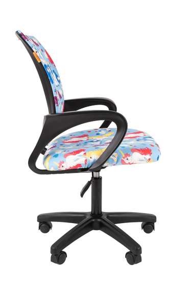 Кресло Chairman Kids 103 Россия ткань единороги LT (чер)