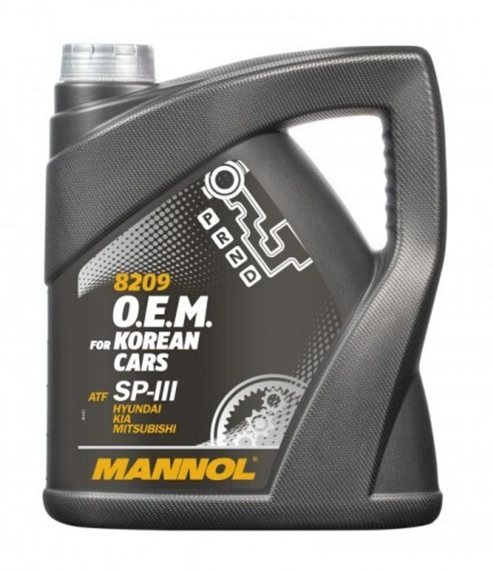 MANNOL 8209 O.E.M. for Korean Cars Масло трансмиссионное синтетическое, 4л