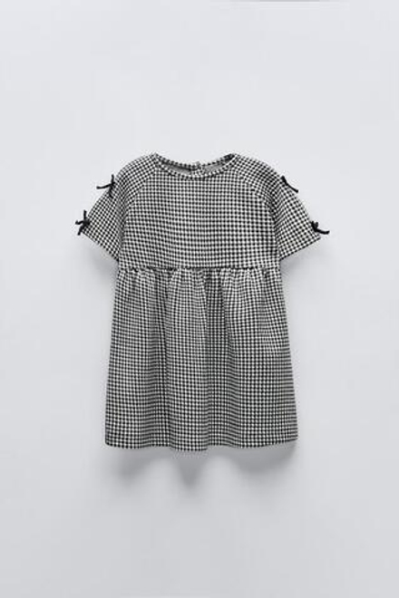 ZARA ЖАККАРДОВОЕ ПЛАТЬЕ, ЧЕРНЫЙ