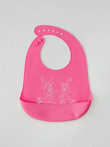Нагрудник Baby and nature пластик