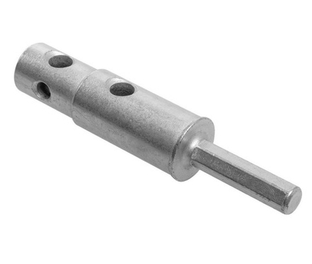 Адаптер для крепления шнека ледобура к шуруповерту универсальный Ø19/Ø22 мм, арт. АШ-36У