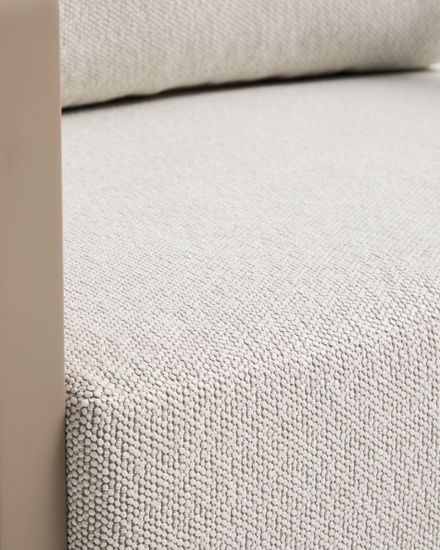 Уличное кресло Nerano из алюминия цвета таупе