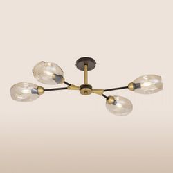 Citilux Монтана CL117145 Люстра на штанге Чёрная