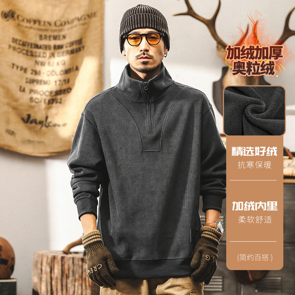 Американский свитер мужской зимний Chenier полувысокий воротник мужской