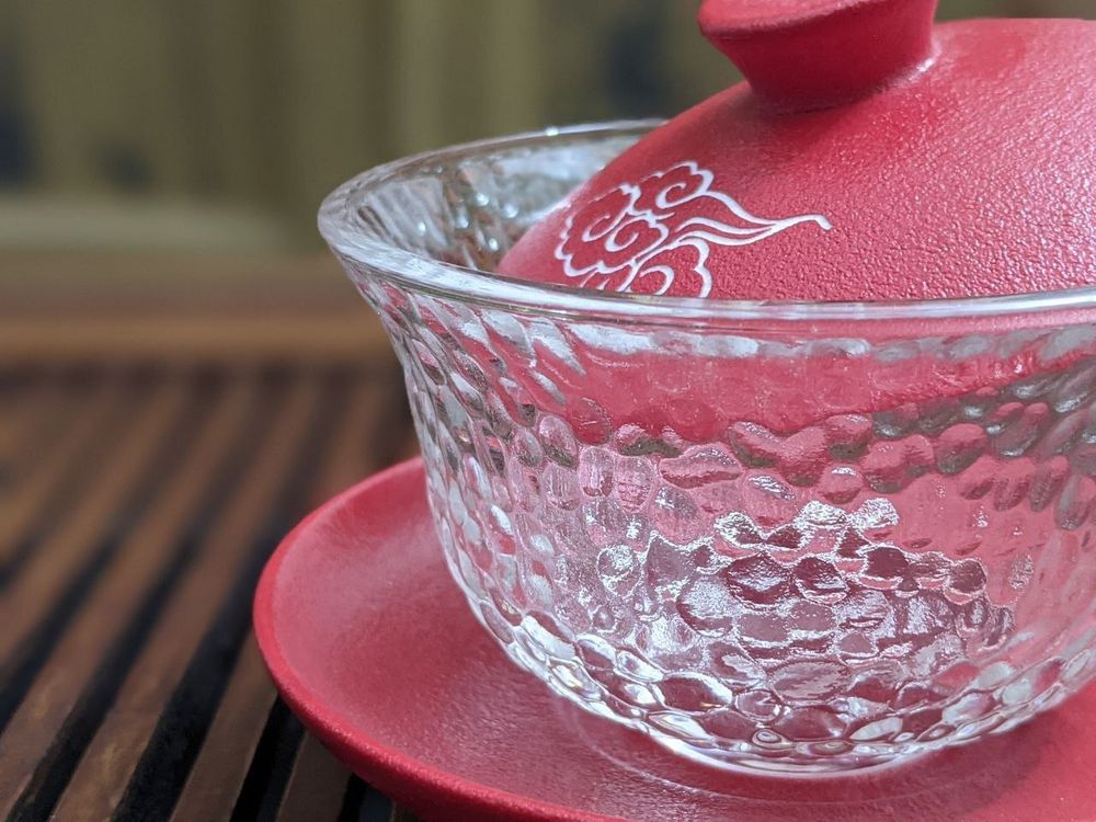 Гайвань "Тибетское облако", красная