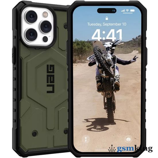 UAG Pathfinder Series Case with MagSafe for Apple iPhone 14 Pro Max Olive (Зелёный) 114055117272