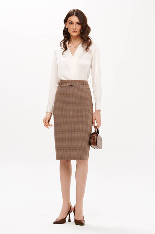 23354 Блузка женская (молочный)