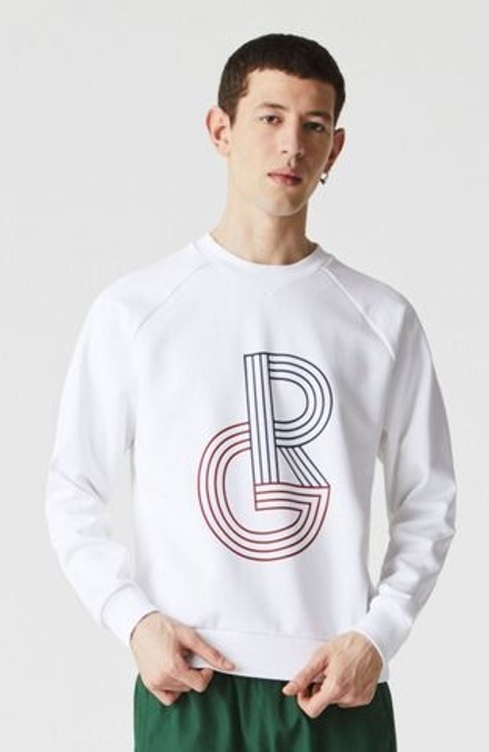 Мужская теннисная кофта Lacoste Men's SPORT Sweatshirt - белый