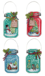 "Рождественское украшение"-08964 вышивка