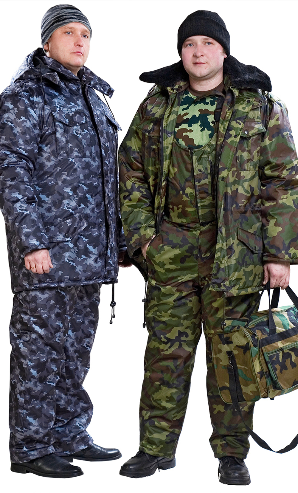 Куртка утеплённая "Зима" зеленый КМФ