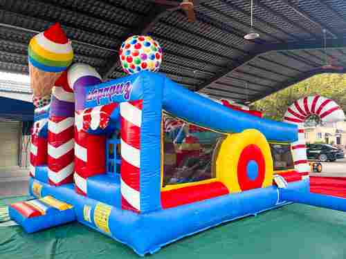 Коммерческий надувной батут «Мороженое 2» 5*5*3.5 м