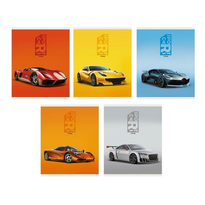 Тетрадь А5 40л. клетка "Ультракар" (Эксмо)