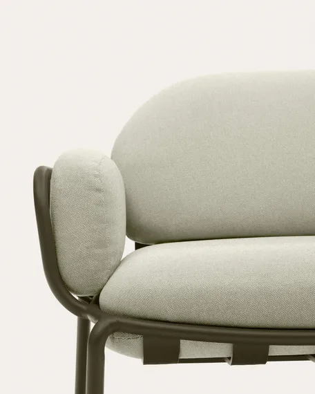 Двухместный уличный диван Joncols, 165 см, зеленый