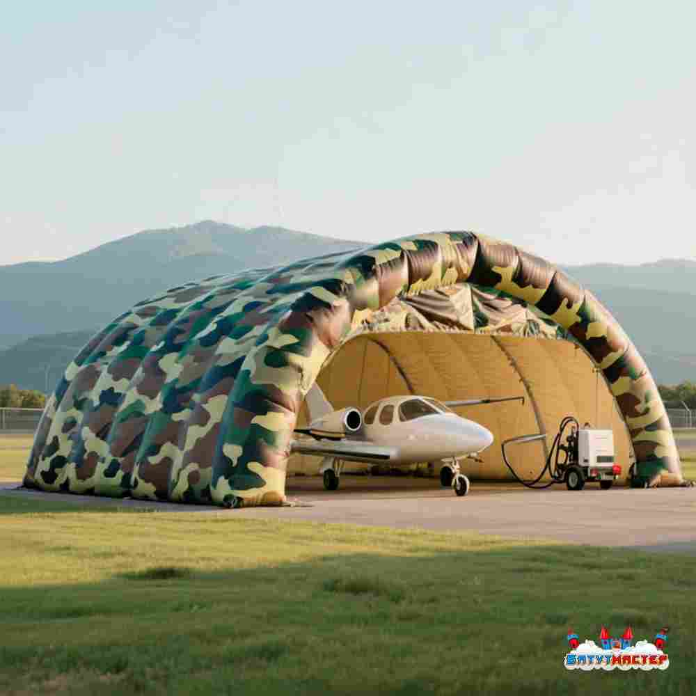 Пневмокаркасный ангар «Горизонт 2» авиационный 50×35×25 м — из ПВХ для самолетов