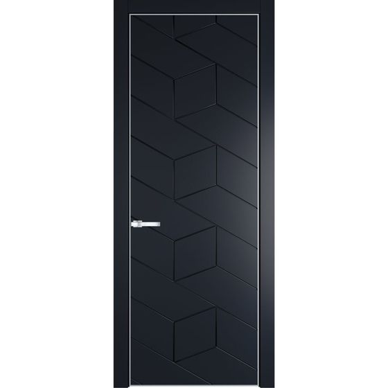 Profil Doors 9PA нэви блу профиль серебро