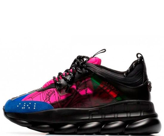Кроссовки Versace Chain Reaction 2 Chainz Black/Multicolor