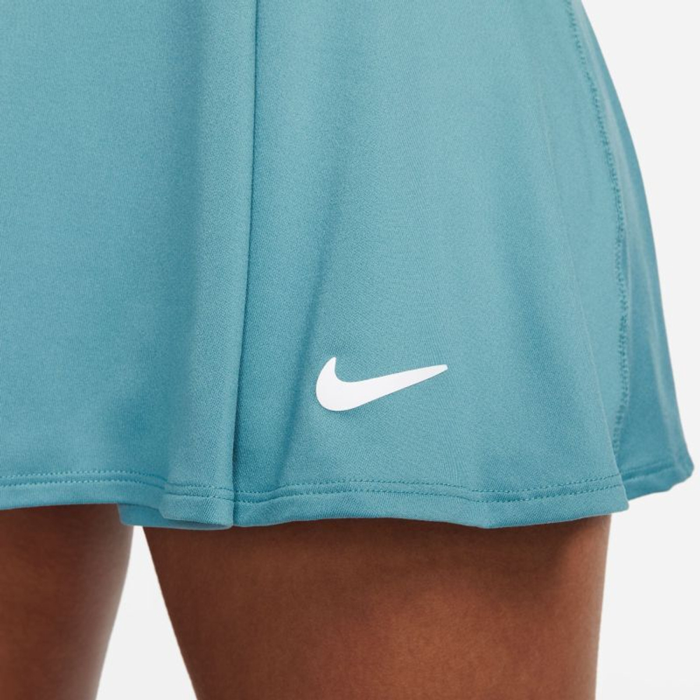 Теннисная юбка Nike Dri-Fit Club Skirt - noise aqua/white