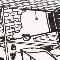 Футболка HAIDED TRUE CRIME Ecru