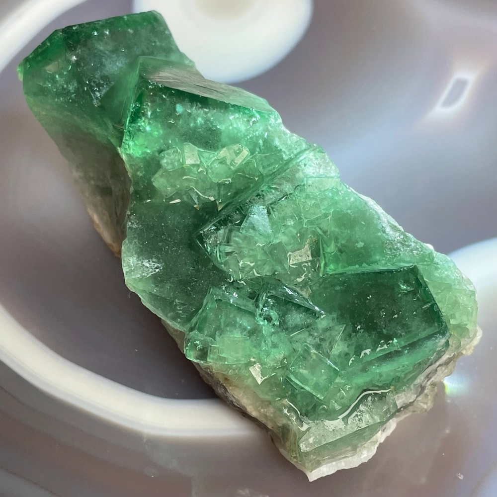 41356 Флюорит Друза кристалл необработанный 81мм (Заряжено на Удачу)